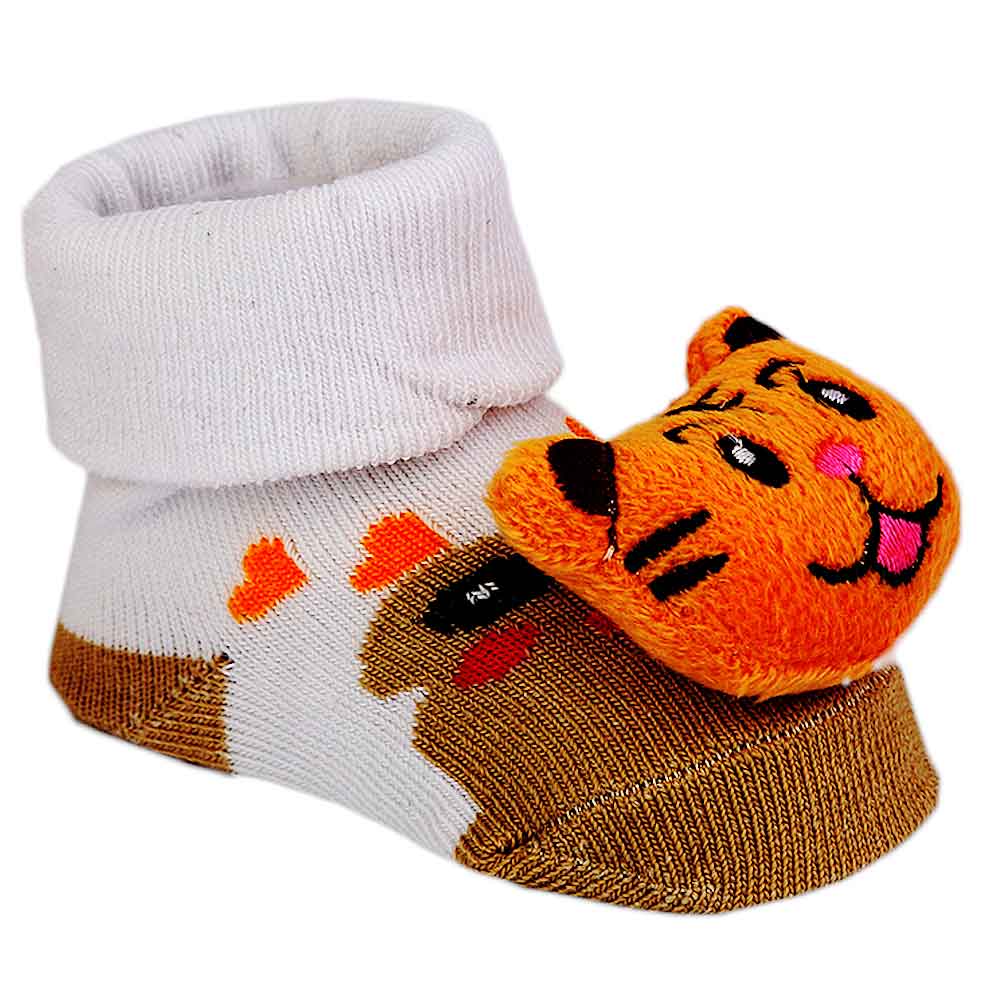 Newborn Booties -  White, Kids, NB Shoes And Socks, Chase Value, Chase Value
