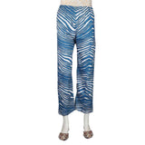 Women's Printed Trouser - Steel Blue - test-store-for-chase-value