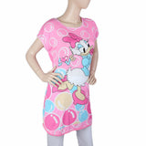 Women's Night T Shirt - Pink, Women, Night Suit, Chase Value, Chase Value