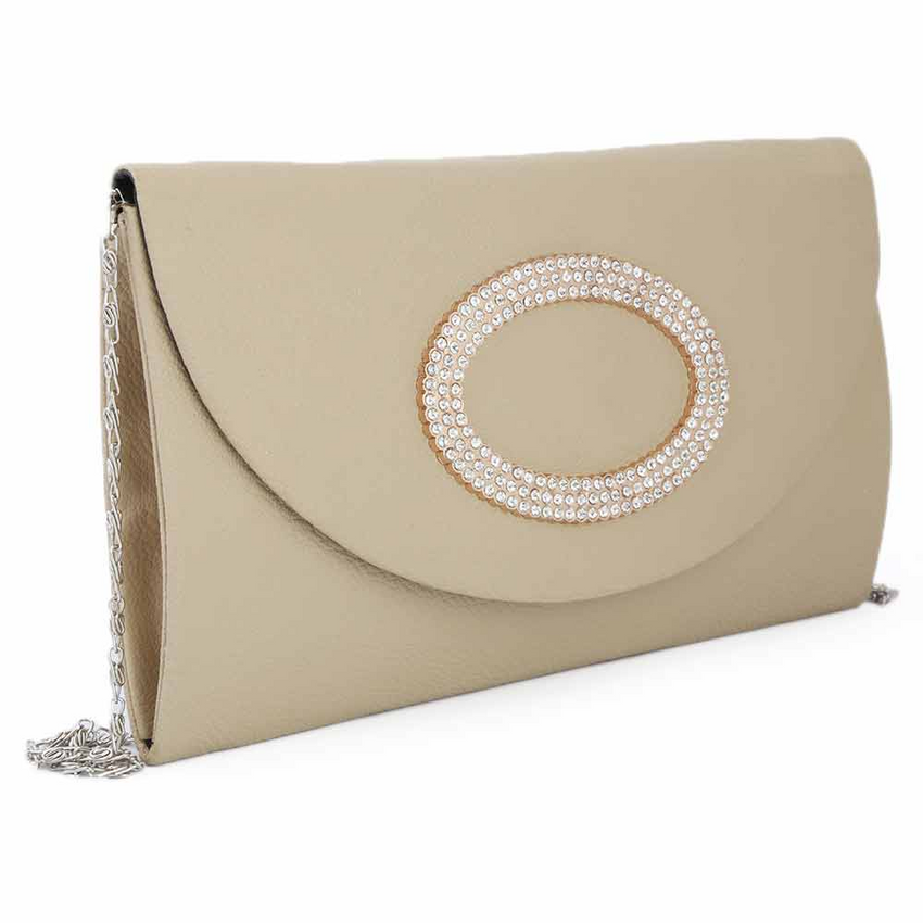 Women's Clutch (9128) - Beige, Women, Clutches, Chase Value, Chase Value