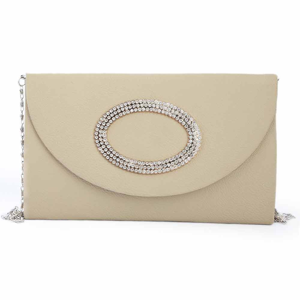 Women's Clutch (9128) - Beige, Women, Clutches, Chase Value, Chase Value
