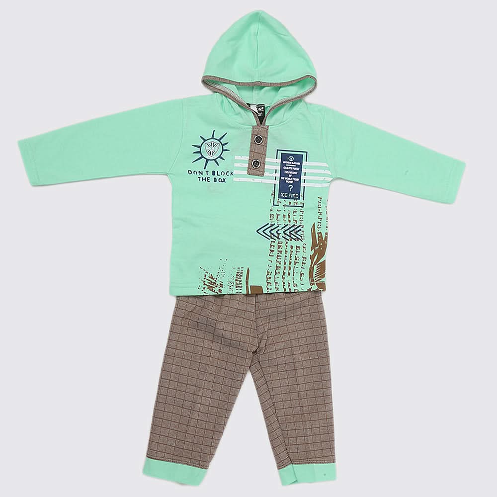 Newborn Boys Suits Full Sleeves - Cyan, Kids, NB Boys Sets And Suits, Chase Value, Chase Value