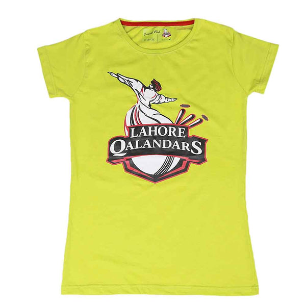 Lahore Qalandars T-Shirt For Girls - Green, Kids, Girls T-Shirts, Chase Value, Chase Value