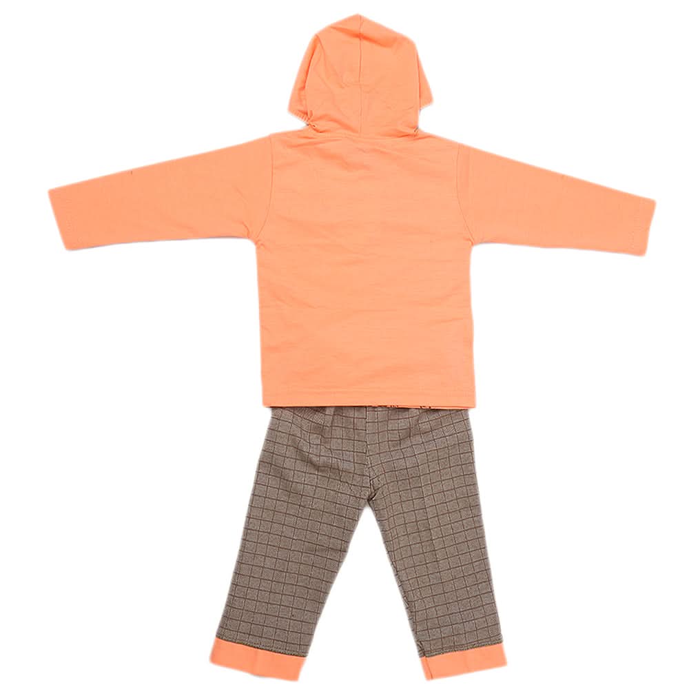 Newborn Boys Suits Full Sleeves - Peach, Kids, NB Boys Sets And Suits, Chase Value, Chase Value