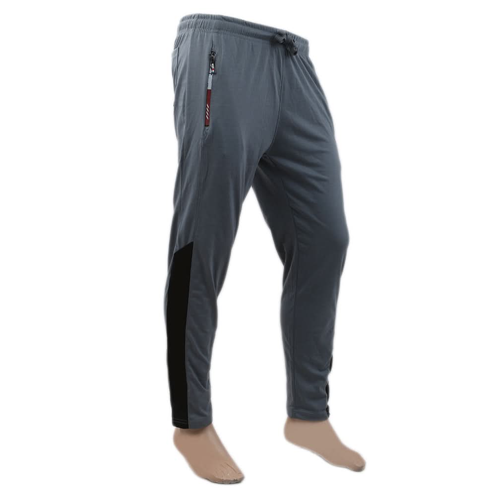 Men's Fancy Zip Trouser - Light Grey, Men, Lowers And Sweatpants, Chase Value, Chase Value