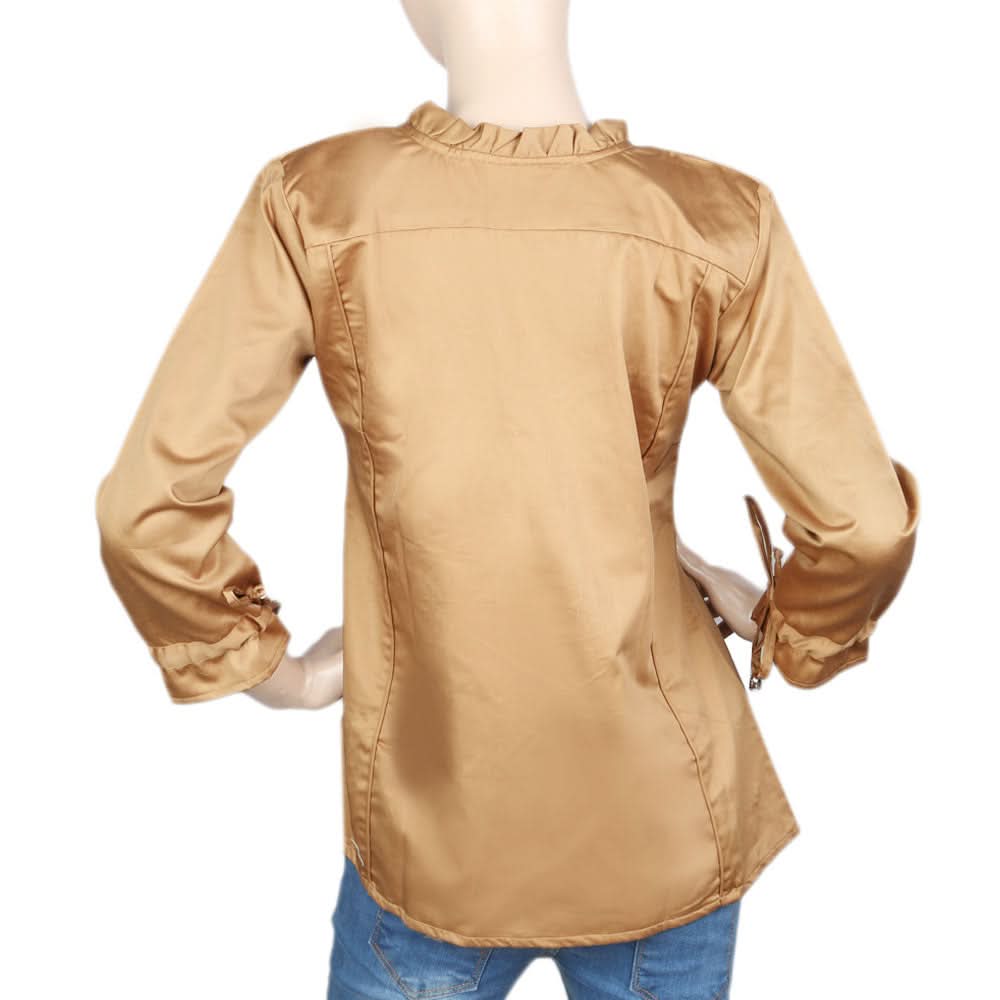 Women's Full Sleeves Western Top - Brown, Women, T-Shirts And Tops, Chase Value, Chase Value