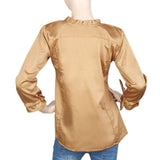 Women's Full Sleeves Western Top - Brown, Women, T-Shirts And Tops, Chase Value, Chase Value