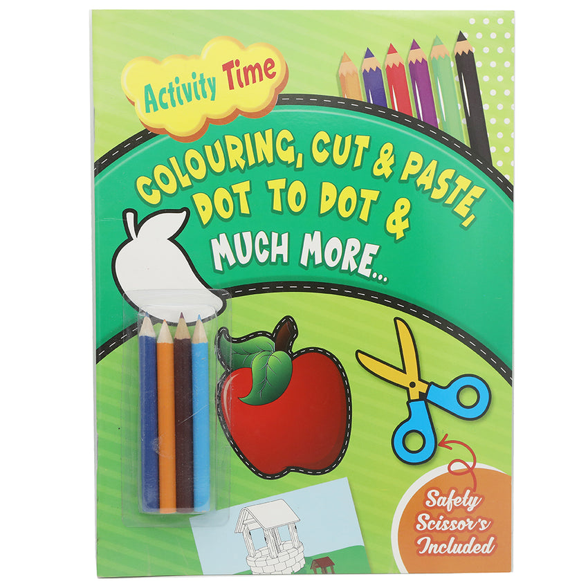 Activity Time Dot to Dot Green, Kids, Kids Educational Books, 9 to 12 Years, Chase Value