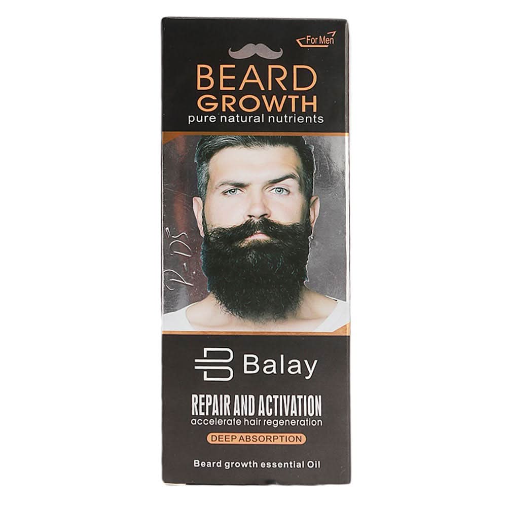 Beard Growth Oil Men Moustache Enhancer Beard Shaping Serum Liquid 50ml, Beauty & Personal Care, Hair Oils, Chase Value, Chase Value