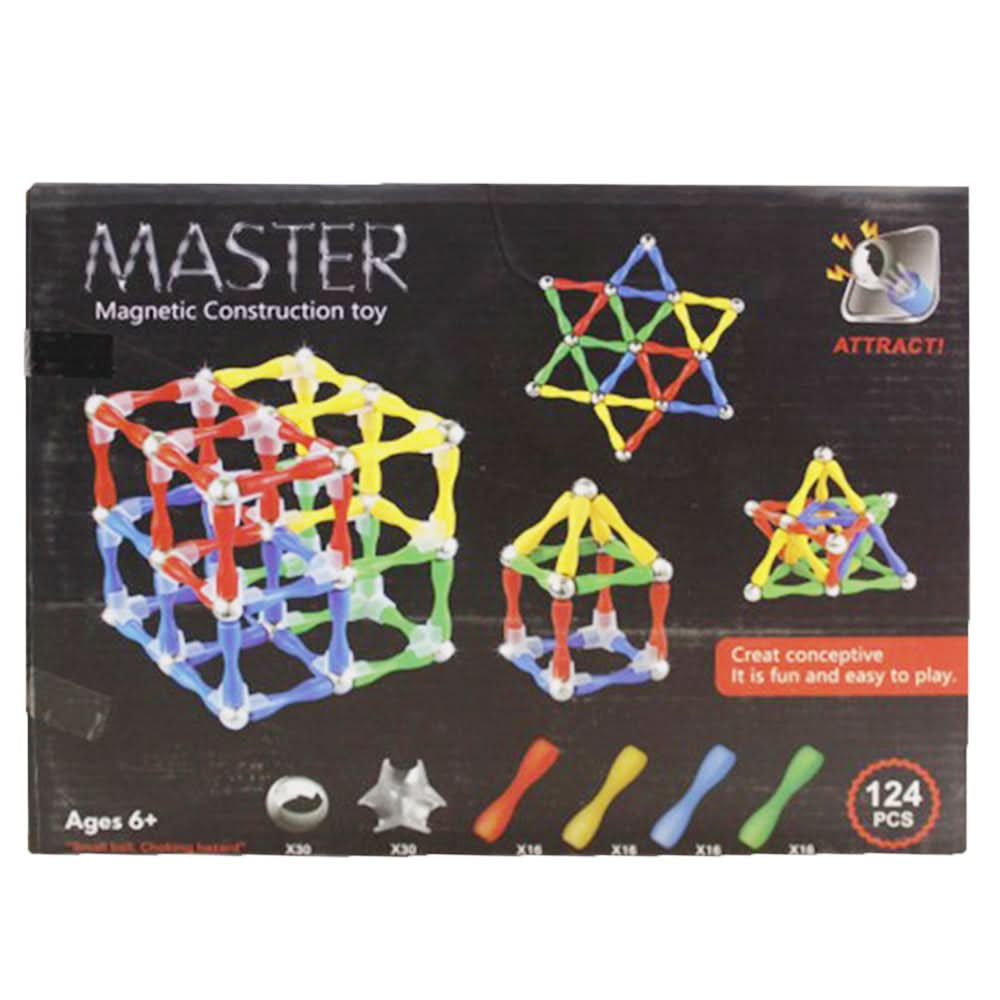 Master Magnetic Construction Toy - Multi, Kids, Educational Toys, Chase Value, Chase Value