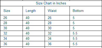 Women's Denim Pant With Bottom Pearl  - Mid Blue, Women, Pants & Tights, Chase Value, Chase Value