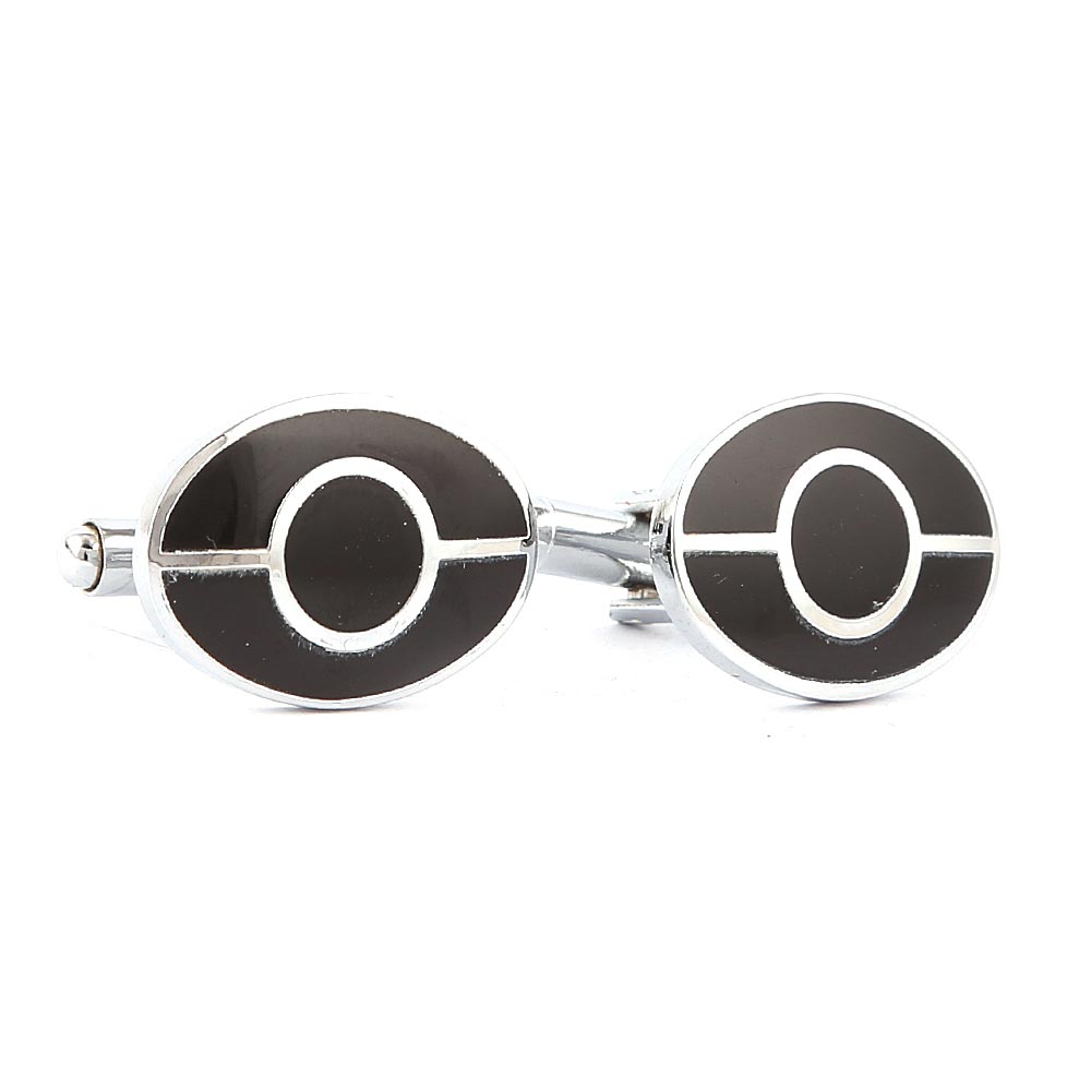 Men's Cufflinks - Black, Men, Cufflinks, Chase Value, Chase Value