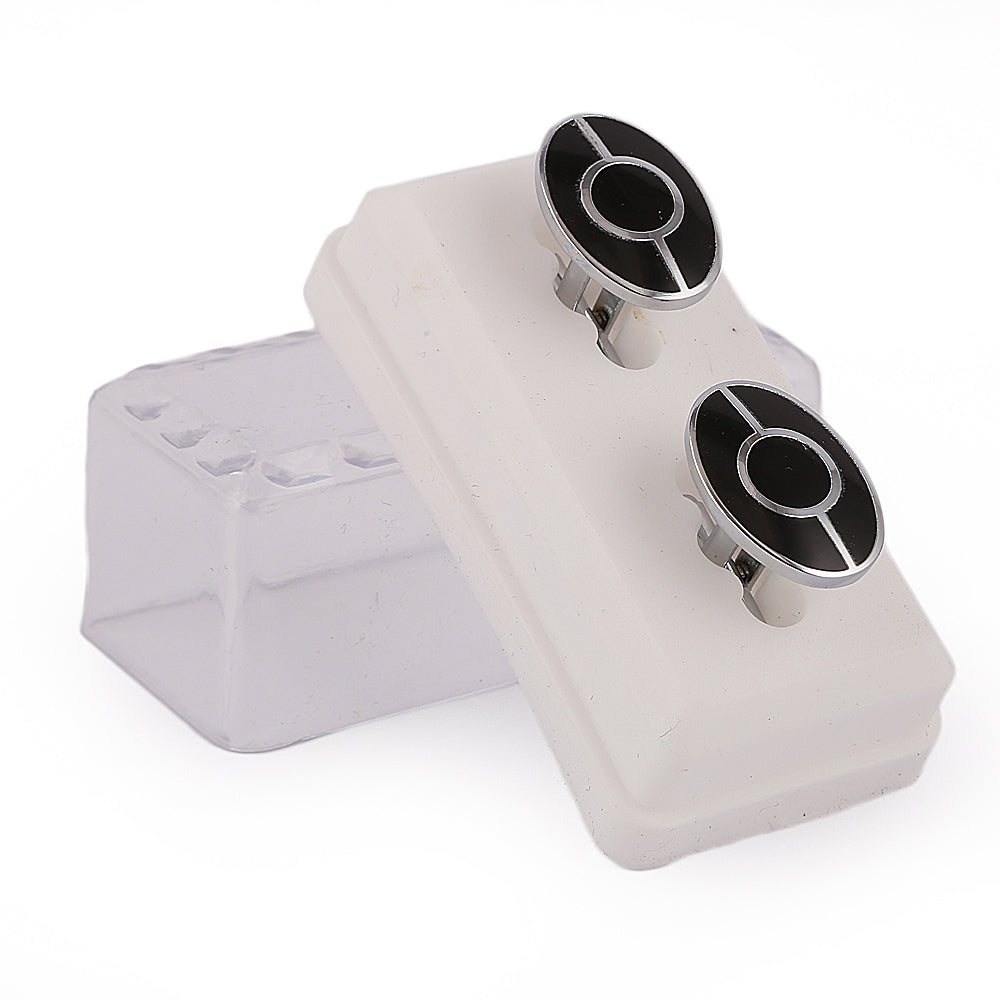 Men's Cufflinks - Black, Men, Cufflinks, Chase Value, Chase Value