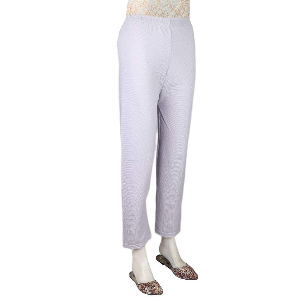 Women's Printed Trouser - Purple - test-store-for-chase-value