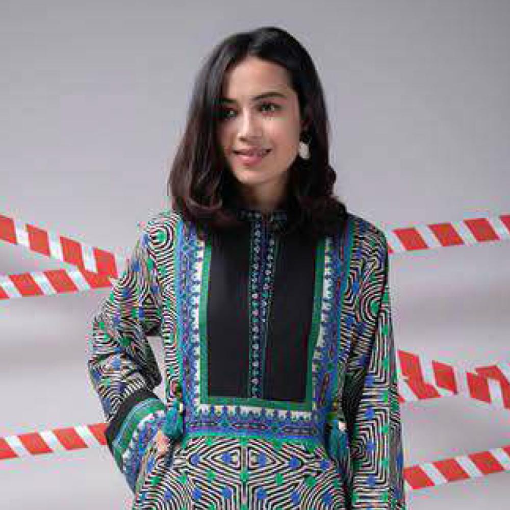 Sapphire 1Pcs Un-Stitched Shirt Day Vol 2 - Kanesha, Women, Unstitched Kurti, Sapphire, Chase Value