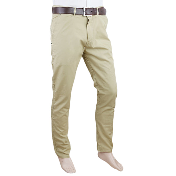 Men's Basic Cotton Pant - Khaki, Men, Casual Pants And Jeans, Chase Value, Chase Value