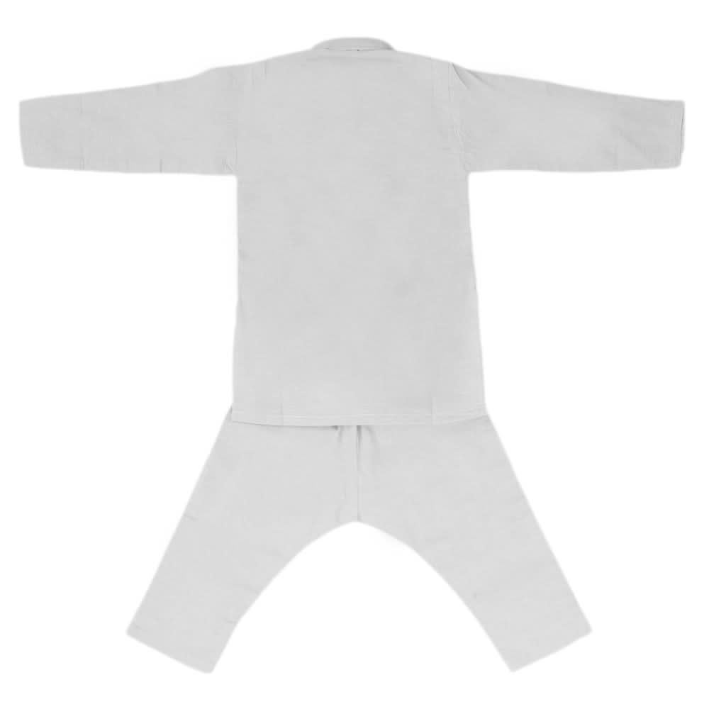 Boys Embroidered Kurta Pajama - Light Grey, Kids, Boys Shalwar Kameez, Chase Value, Chase Value