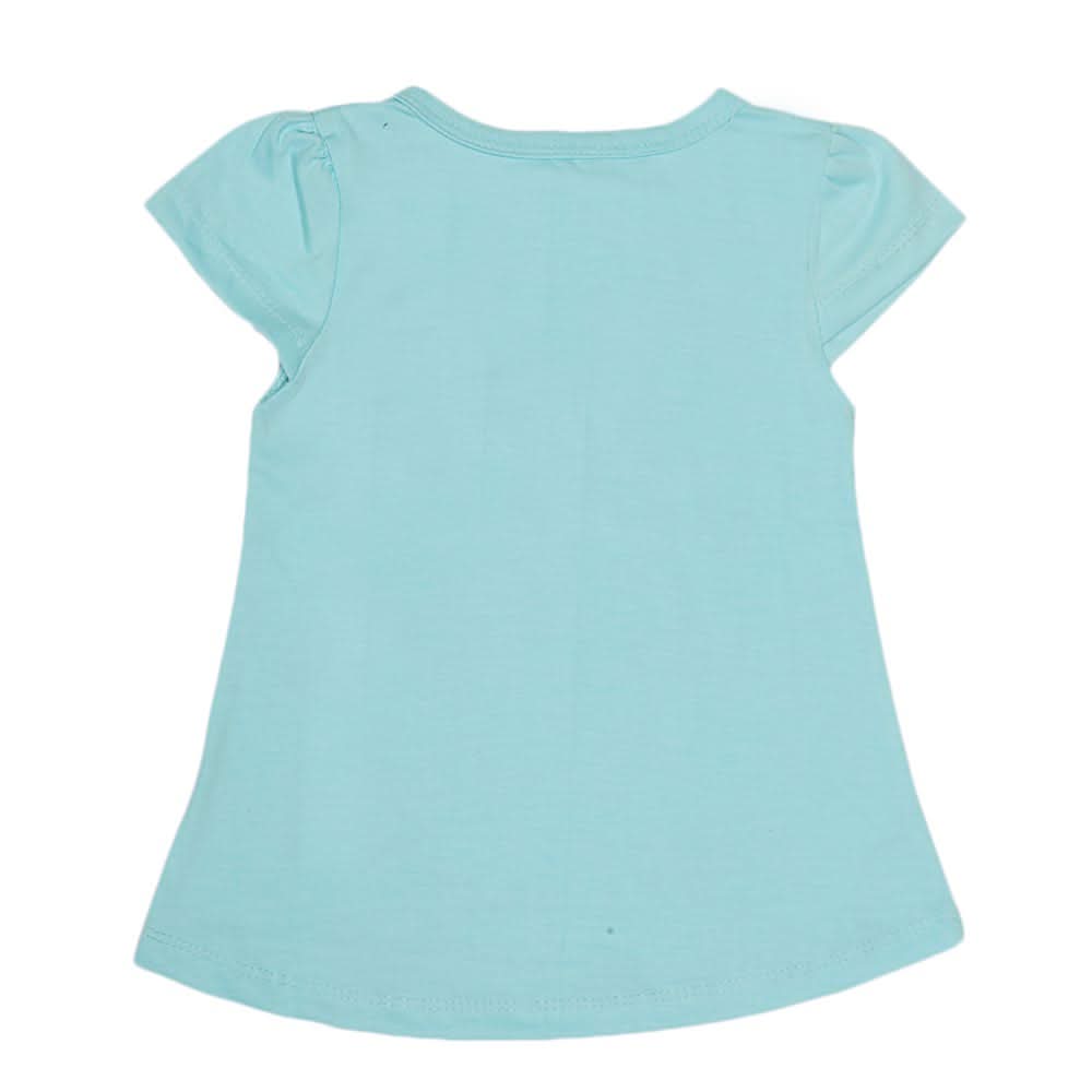 Girls Half Sleeves T-Shirt - Blue, Kids, Girls T-Shirts, Chase Value, Chase Value
