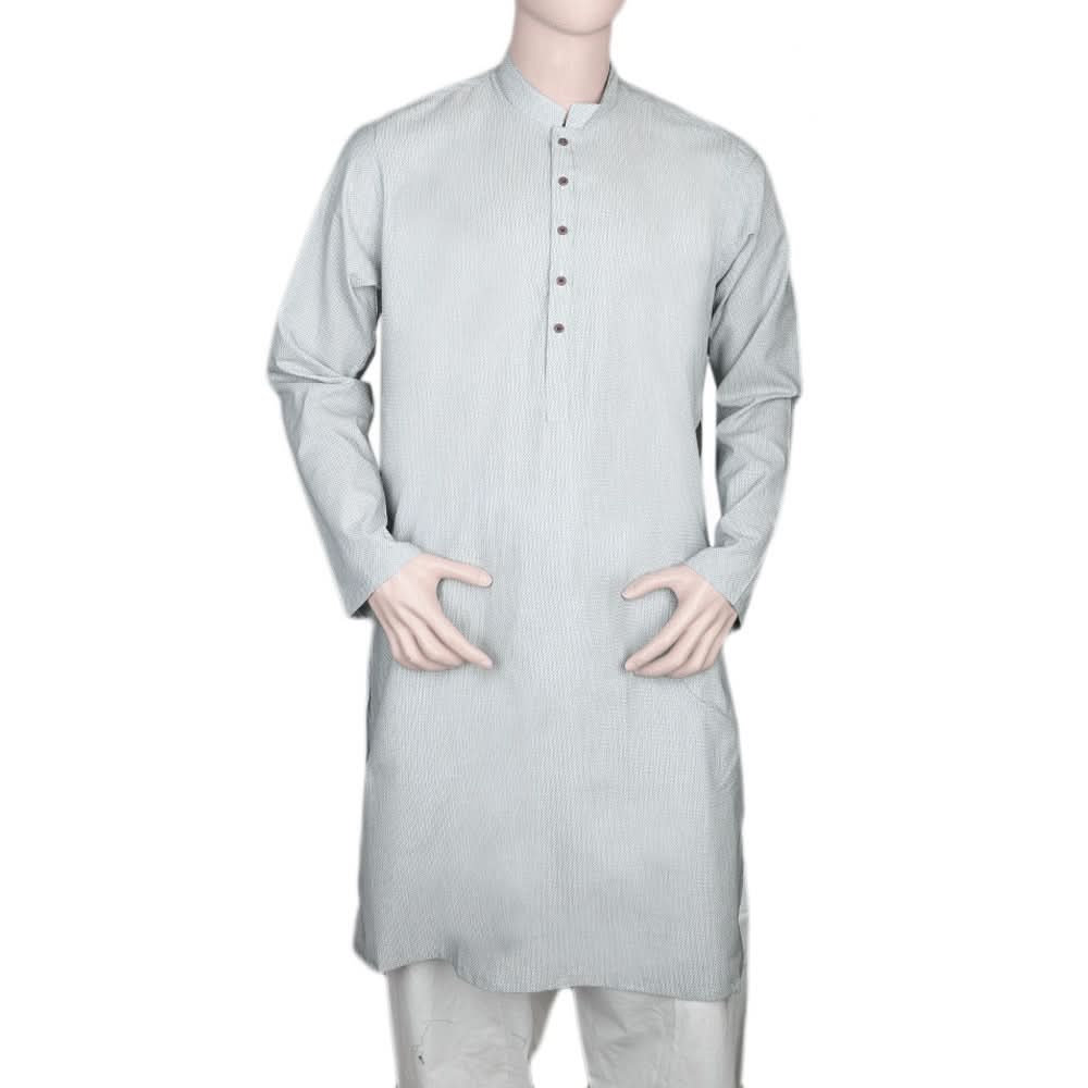Men's Kurta - Light Grey, Men, Kurtas, Chase Value, Chase Value
