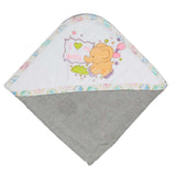 Newborn Baby Bath Towel -  Light Grey, Kids, Bath Accessories, Chase Value, Chase Value