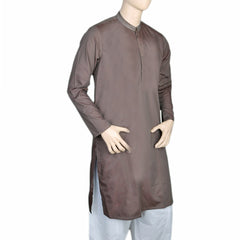 Eminent Men's Embroidered Kurta - Light Brown, Men, Kurtas, Eminent, Chase Value