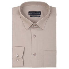 Men's Formal Shirt - Light Brown, Men, Shirts, Chase Value, Chase Value