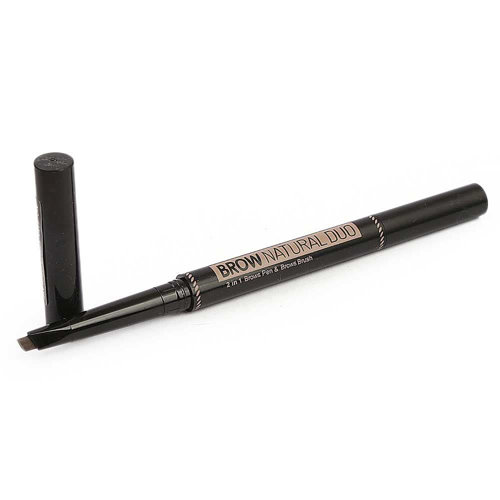 S.F.R Color 2IN1 Brow Pen+Brow Brush - Light Brown 105, Beauty & Personal Care, Brushes And Applicators, Chase Value, Chase Value