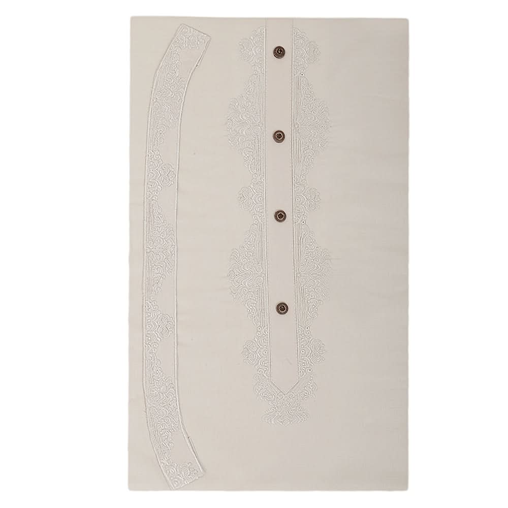 Men's Mashriq Embroidered Un-Stitched Suit - Light-Coffee, Men, Unstitched Fabric, Chase Value, Chase Value