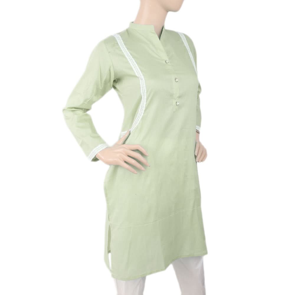 Women's Kurti - Light Green, Women, Ready Kurtis, Chase Value, Chase Value