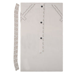 Men's Mashriq Embroidered Un-Stitched Suit - Light Grey, Men, Unstitched Fabric, Chase Value, Chase Value
