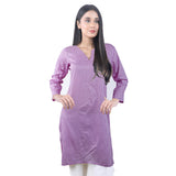 Karizma Chahat Printed Lawn 1 Pcs Un-Stitched Kurti - Light Purple, Women, Unstitched Kurti, United Textiles, Chase Value