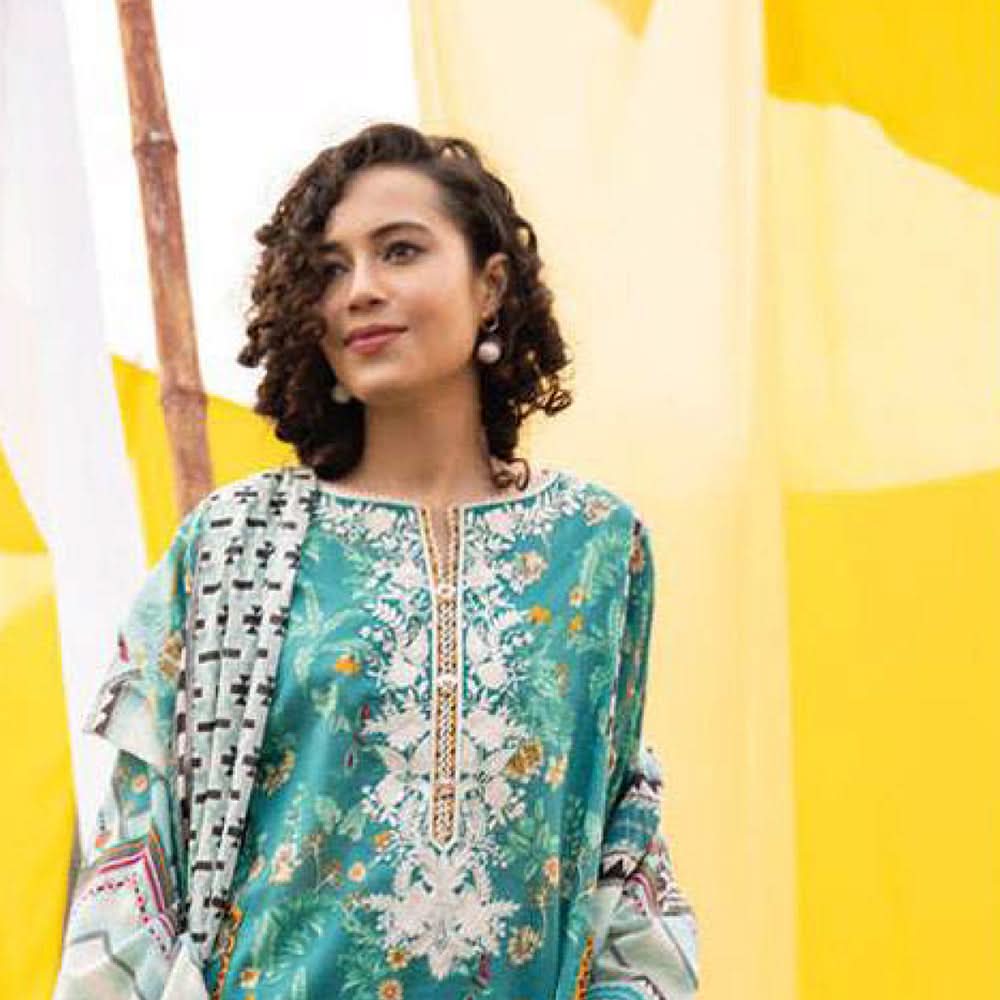 Sapphire Lawn 2Pcs Un-Stitched Suit Vol 1 WEM - Living Color, Women, 2Pcs Shalwar Suit, Sapphire, Chase Value