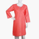 Women's Basic Kurti - Light Pink, Women Ready Kurtis, Chase Value, Chase Value