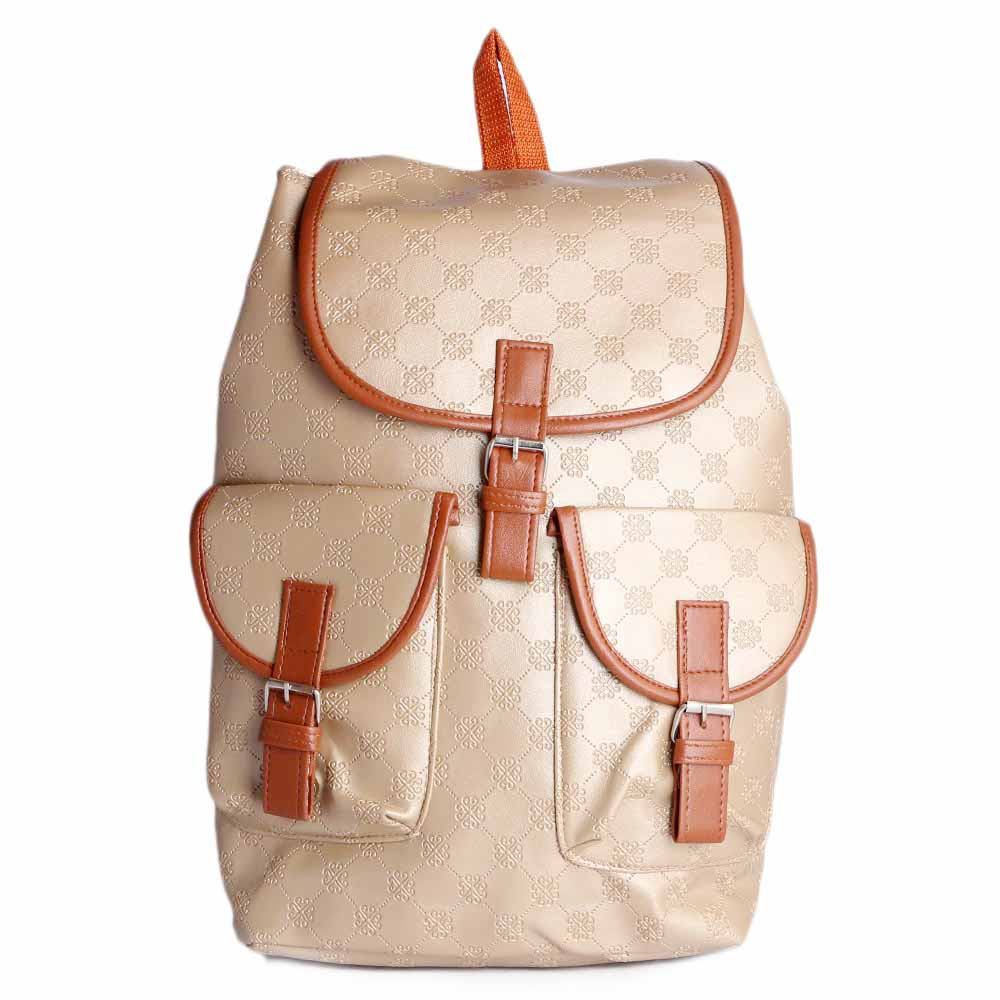 Women's Backpack (ZH-9) - Golden, Women, Bags, Chase Value, Chase Value