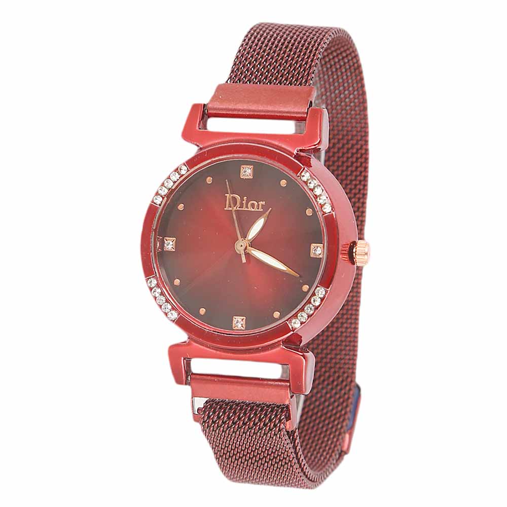 Women's Fancy Watch - Maroon, Women, Watches, Chase Value, Chase Value