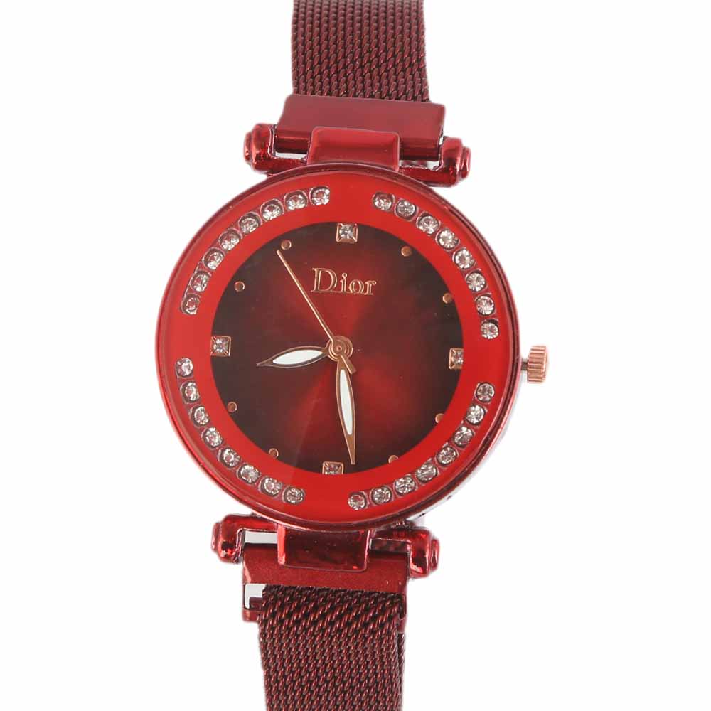 Women's Fancy Watch - Maroon, Women, Watches, Chase Value, Chase Value