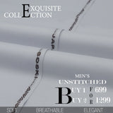 Men Wash & Wear Suit Fabric - White, Men, Unstitched Fabric, Chase Value, Chase Value