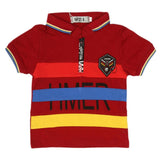 Boys Half Sleeves Polo T-Shirt - Maroon, Kids, Boys T-Shirts, Chase Value, Chase Value