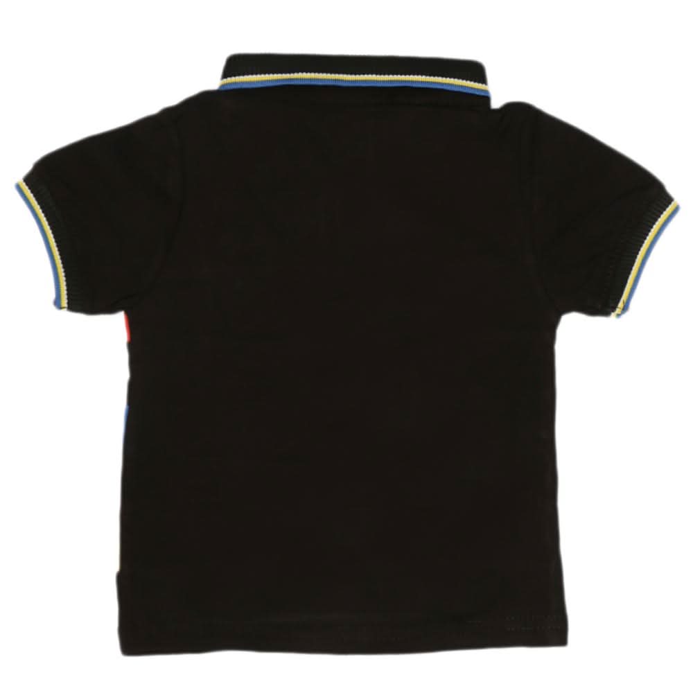 Boys Half Sleeves Polo T-Shirt - Black, Kids, Boys T-Shirts, Chase Value, Chase Value