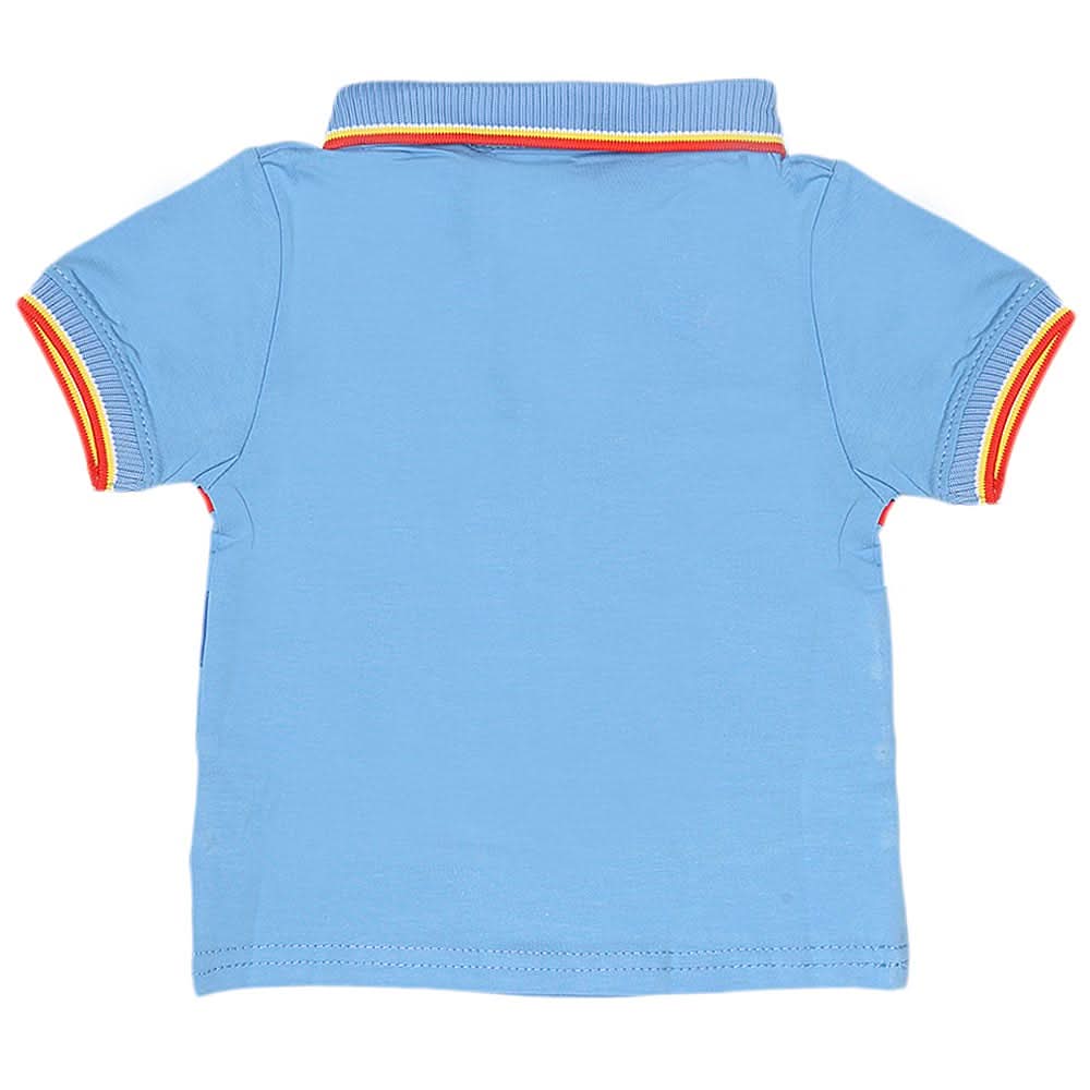 Boys Half Sleeves Polo T-Shirt - Blue, Kids, Boys T-Shirts, Chase Value, Chase Value