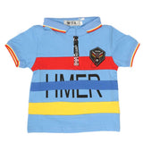 Boys Half Sleeves Polo T-Shirt - Blue, Kids, Boys T-Shirts, Chase Value, Chase Value