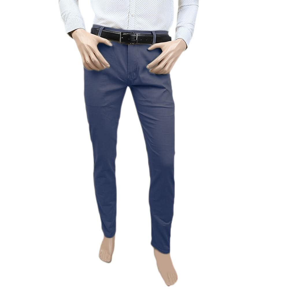 Men's Cotton Chino Pant - Navy Blue, Men, Casual Pants And Jeans, Chase Value, Chase Value
