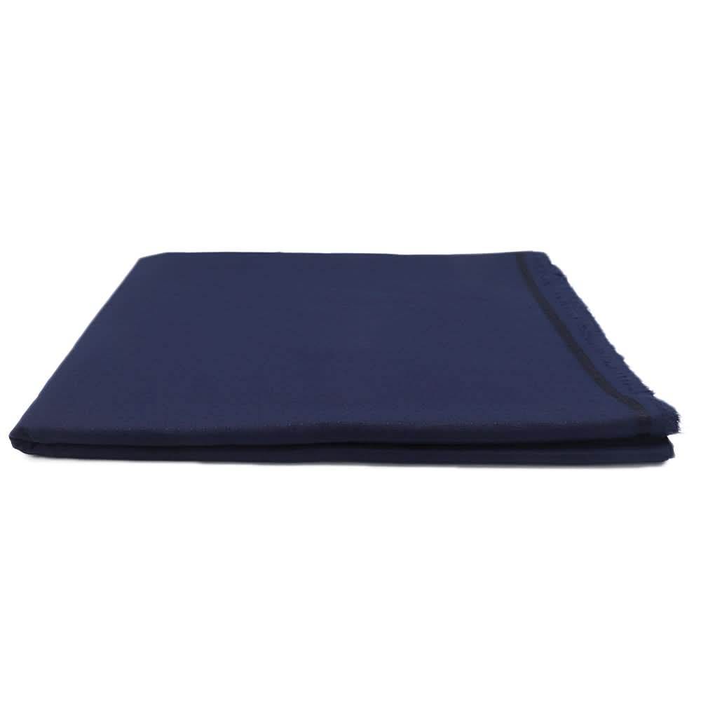 Men's Mashriq Khumas Dobby Un-Stitched Suit 2 - Navy Blue, Men, Unstitched Fabric, Chase Value, Chase Value