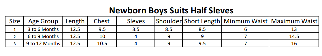 New Born Boys Suits - Blue, Kids, New Born Boys Sets And Suits, Chase Value, Chase Value