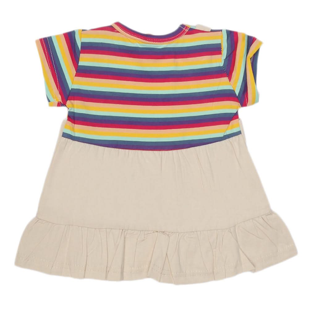 Newborn Baby Frock - OFF White, Kids, NB Girls Frocks, Chase Value, Chase Value