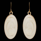Women's Ear Tops - Off White Golden, Women, Earrings & Tops, Chase Value, Chase Value