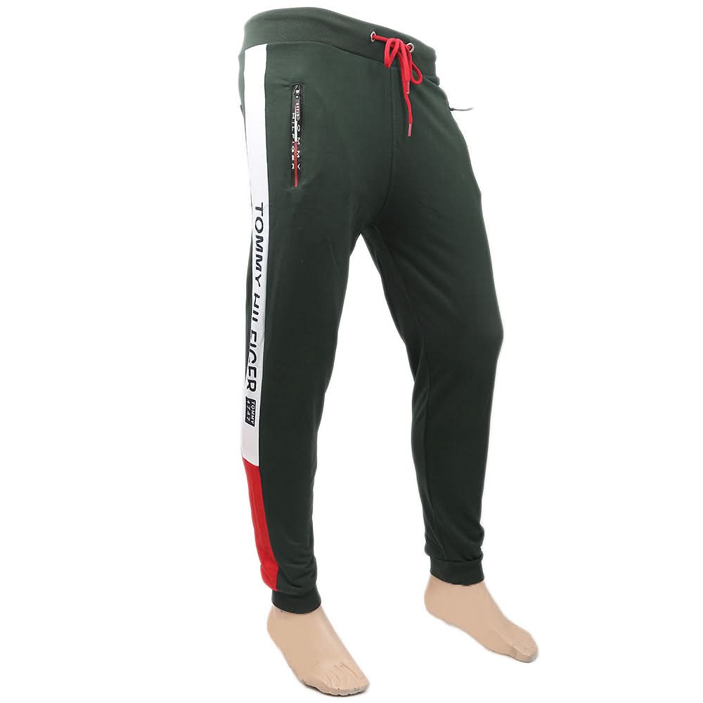 Men's Fancy Zip Trousers - Olive Green, Men, Lowers And Sweatpants, Chase Value, Chase Value