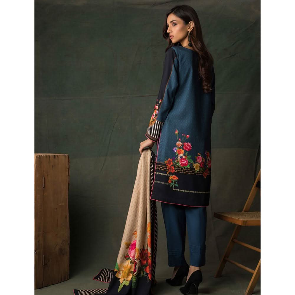 Orchid Digital Printed Linen 3Pcs Un-Stitched Suit - 05, Women, 3Pcs Shalwar Suit, Regalia Textiles, Chase Value