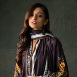Orchid Digital Printed Linen 3Pcs Un-Stitched Suit - 02, Women, 3Pcs Shalwar Suit, Regalia Textiles, Chase Value