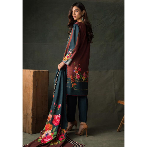 Orchid Digital Printed Linen 3Pcs Un-Stitched Suit - 09, Women, 3Pcs Shalwar Suit, Regalia Textiles, Chase Value